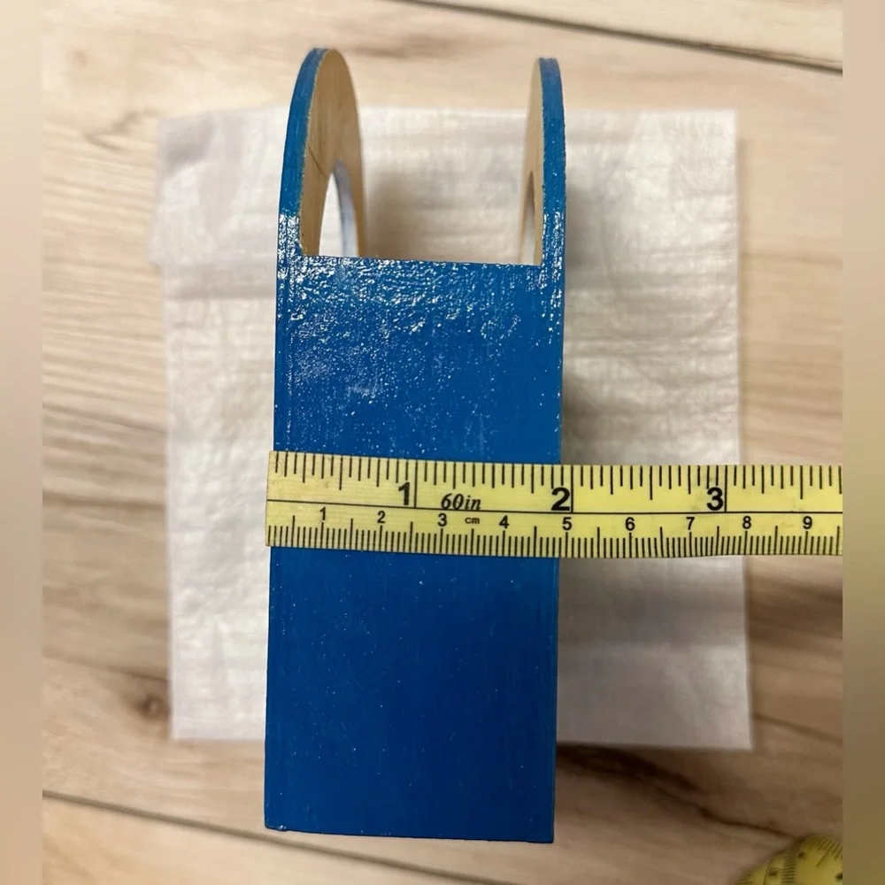 New Painted Wooden Handle Box
